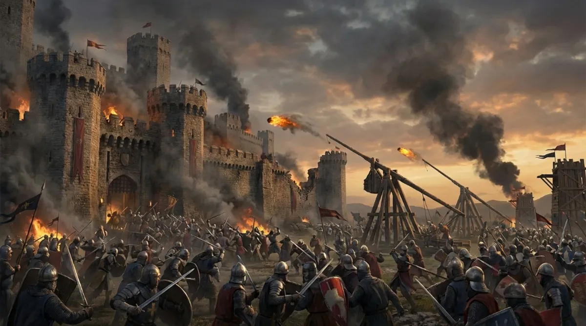 Massive Siege Warfare with Trebuchets